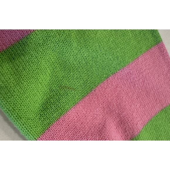 Lilly Pulitzer Girls Striped Cardigan Size 4T Button Front Starfish Pink Green - Picture 8 of 8